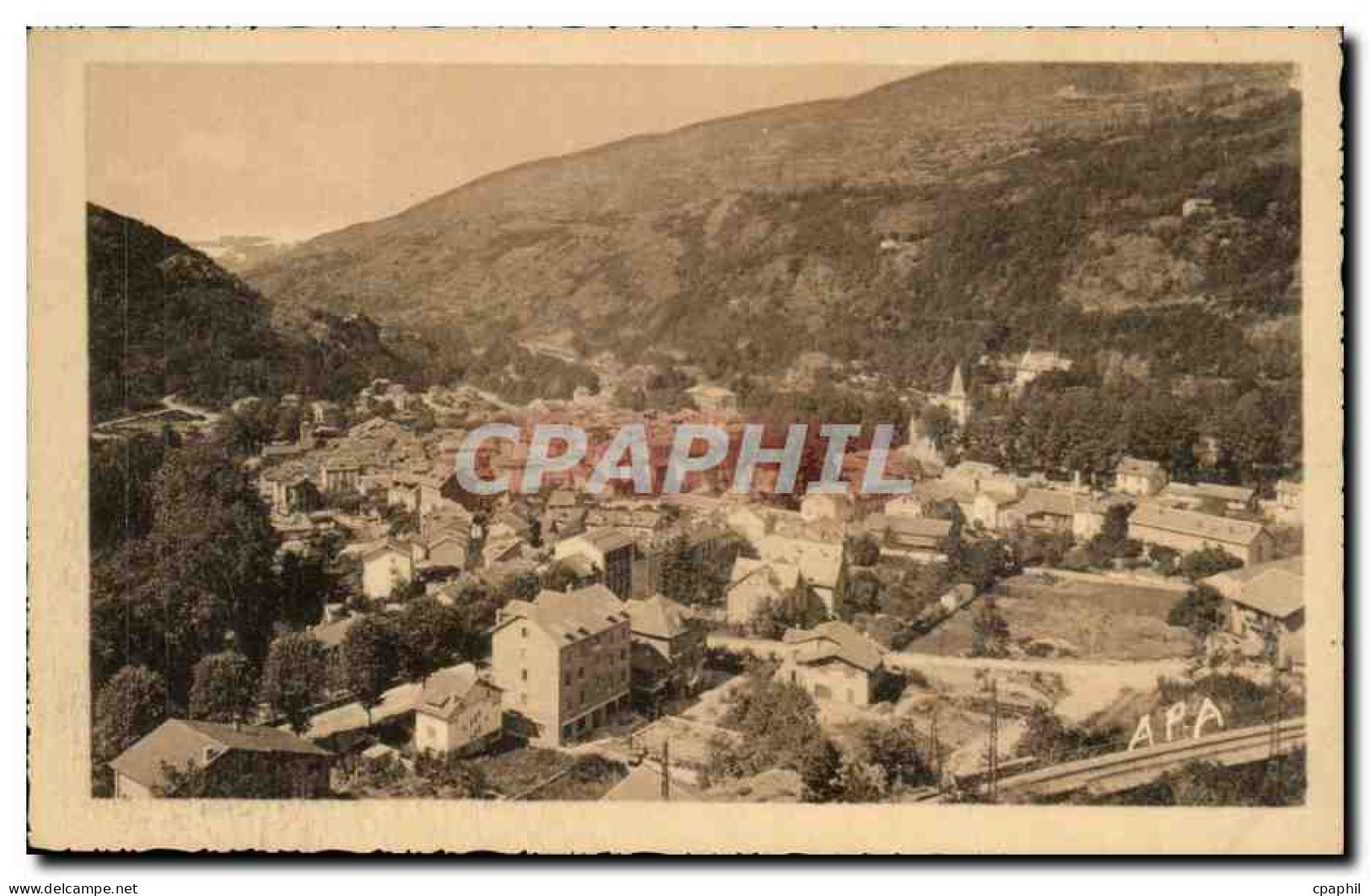Ax les Thermes CPA Vue generale