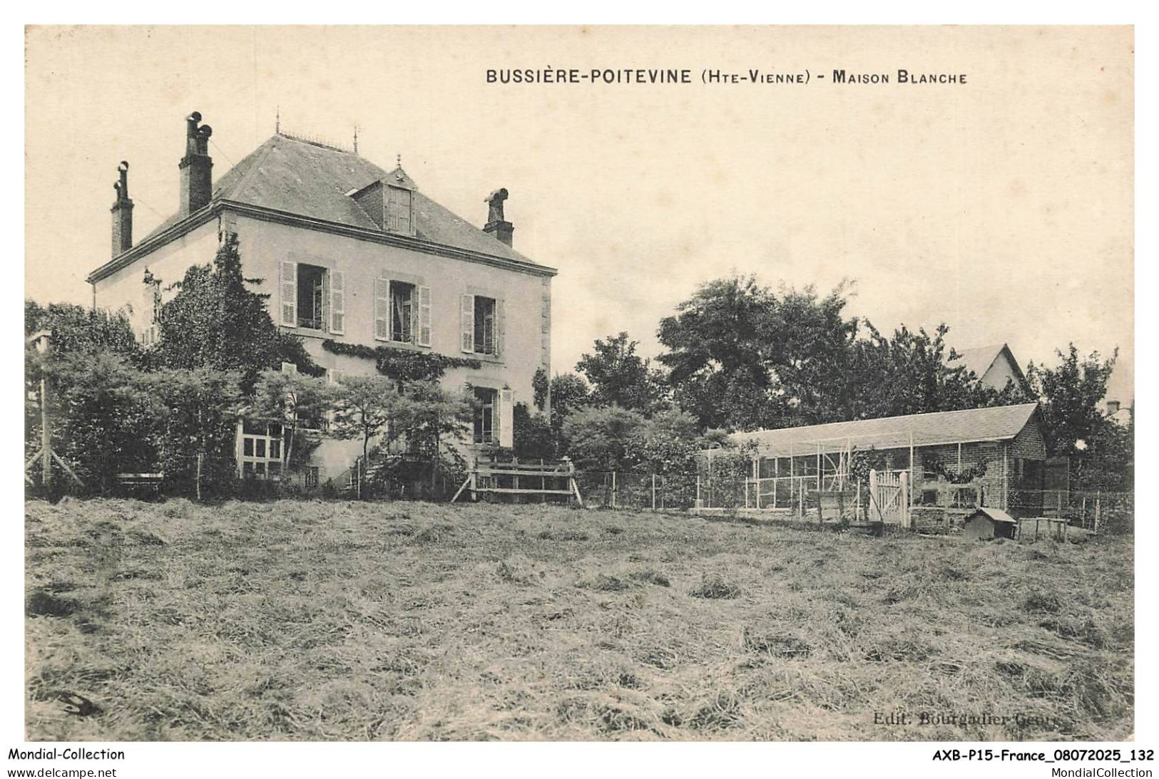 AXBP15-1230-87 - BUSSIERE-POITEVINE - Maison blanche