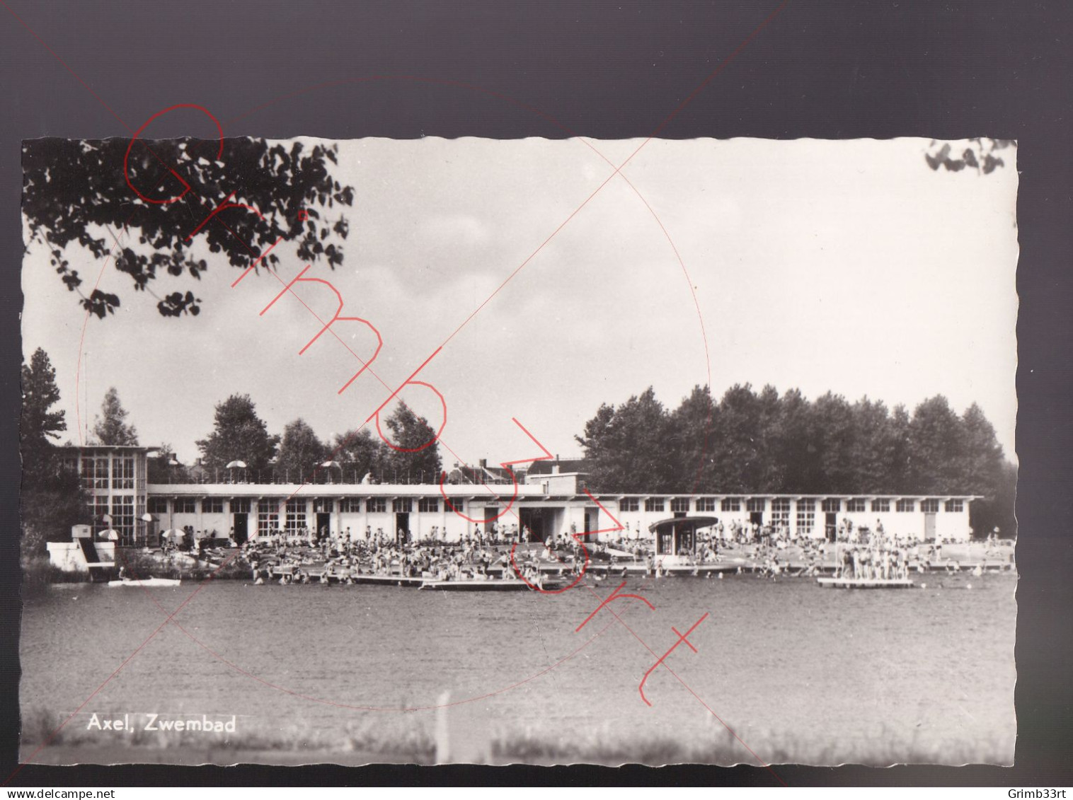 Axel - Zwembad - fotokaart