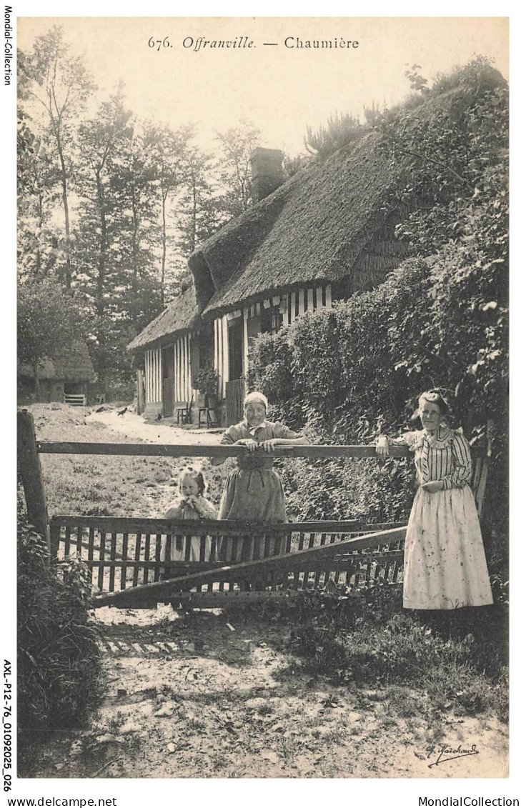 AXLP12-0737-76 - OFFRANVILLE - Chaumière
