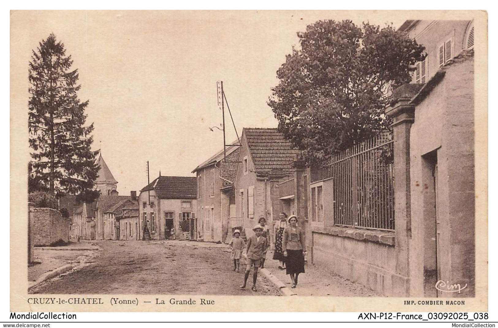 AXNP12-1069-89 - CRUZY-LE-CHATEL - La grande rue