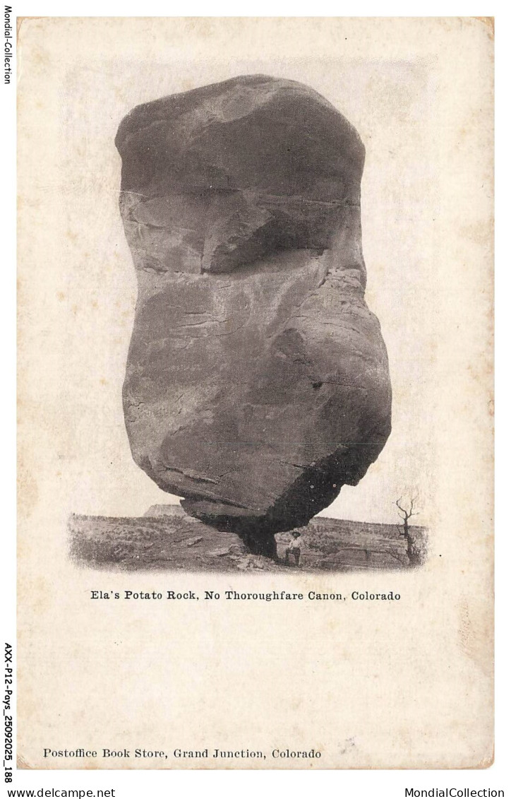 AXXP12-1296-ETATS-UNIS - COLORADO - Ela's potato rock - No thoroughfare canon