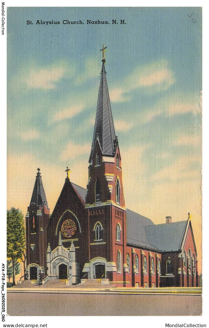 AYAP18-1379-ETATS-UNIS - NASHUA - Saint aloysius church