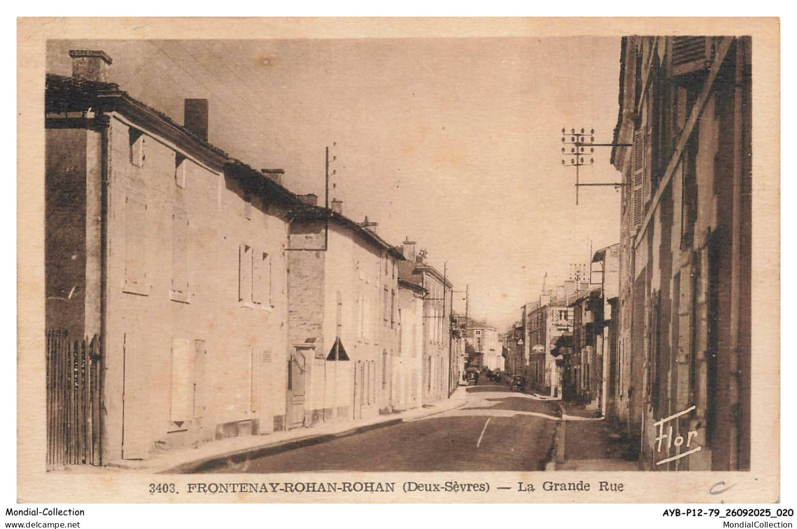 AYBP12-0980-79 - FRONTENAY-ROHAN-ROHAN - La grande rue