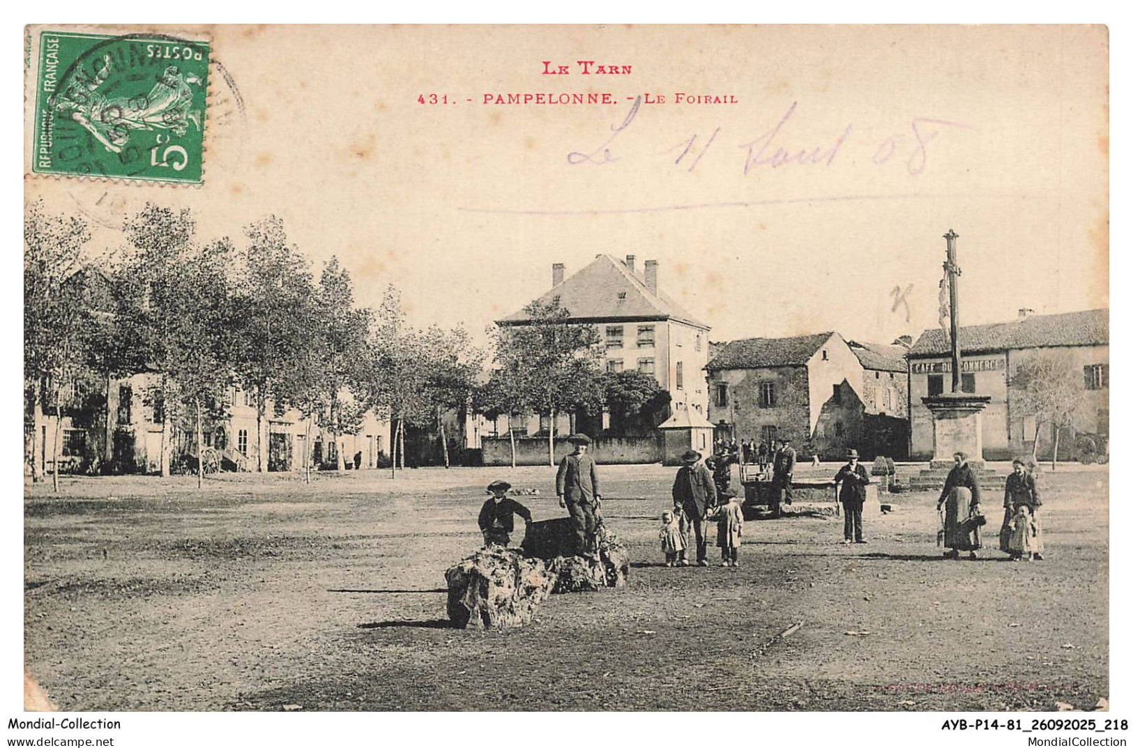AYBP14-1260-81 - PAMPELONNE - Le foirail