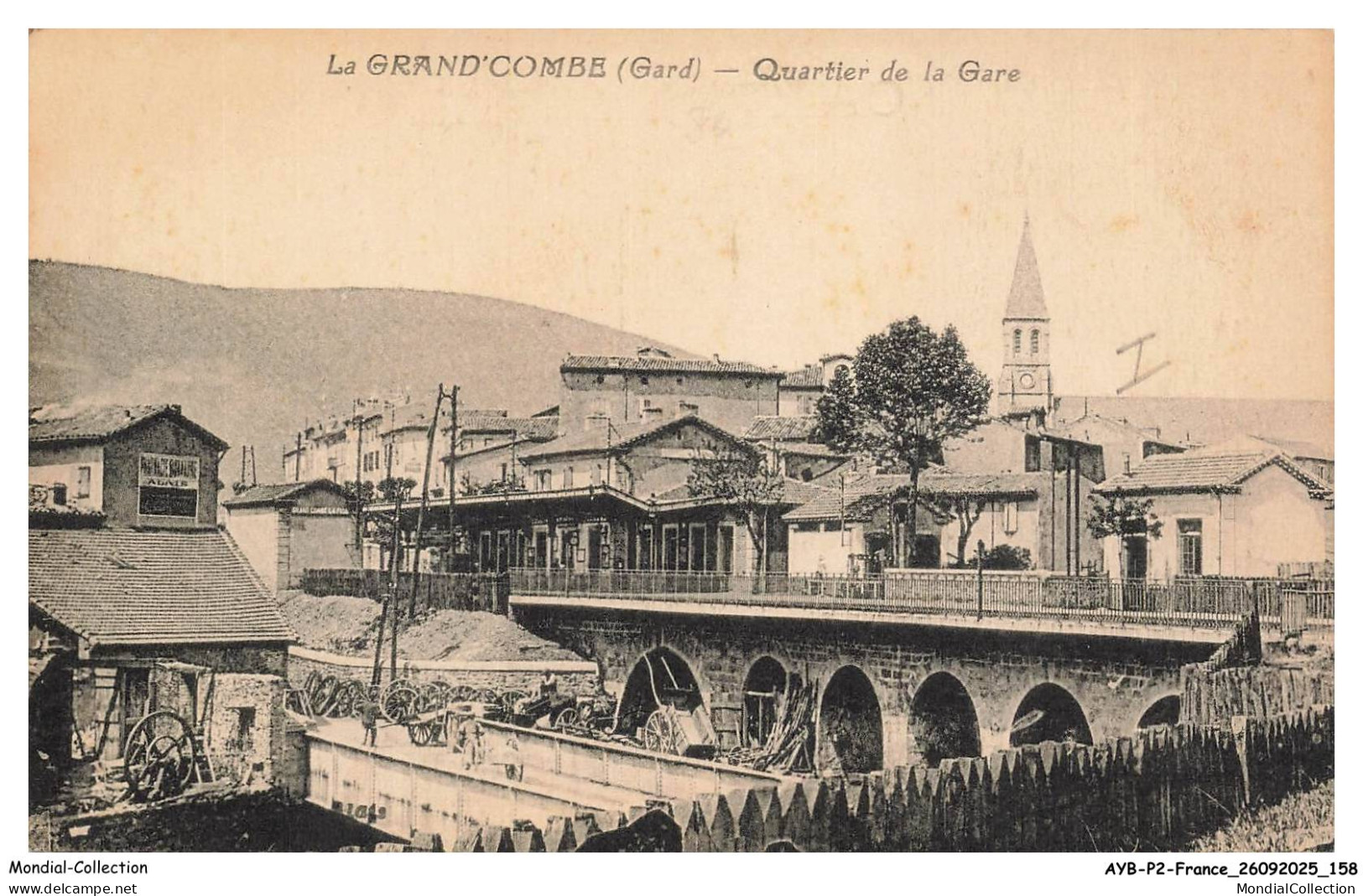 AYBP2-0209-30 - LA GRAND'COMBE - Quartier de la gare