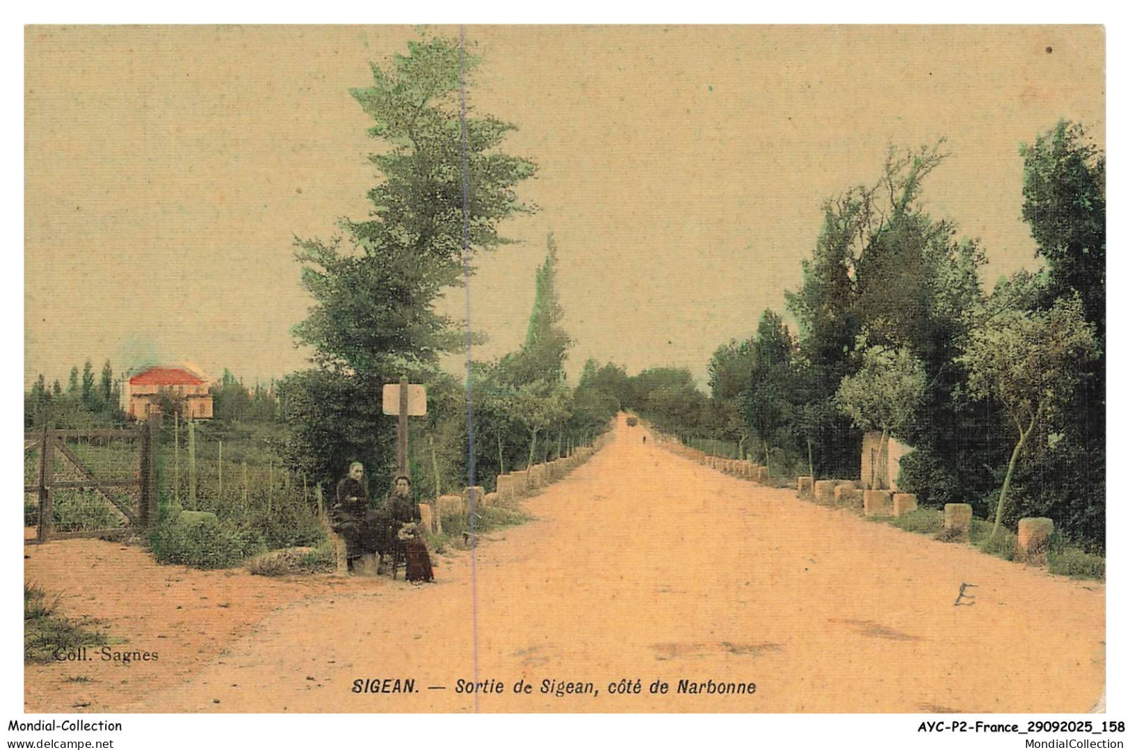 AYCP2-0180-11 - SIGEAN - Sortie de sigean - Coté de narbonne