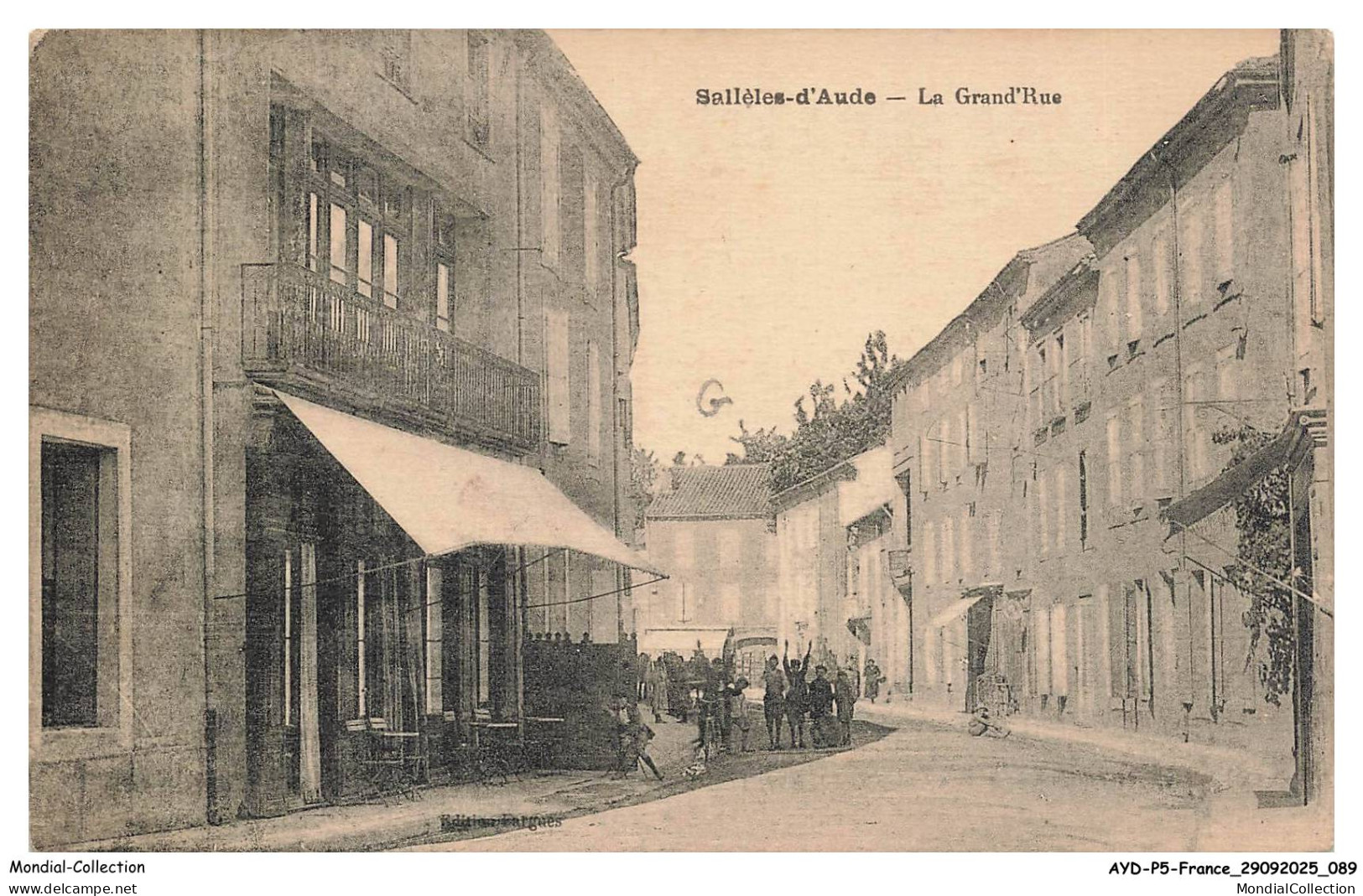 AYDP5-0432-11 - SALLELES-D'AUDE - La grand'rue