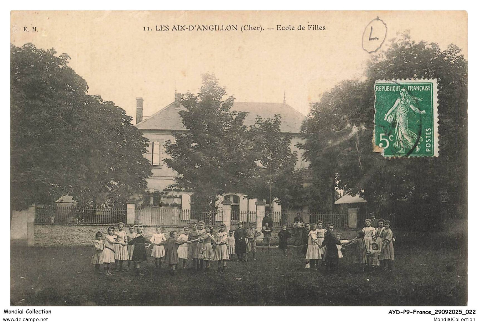 AYDP9-0720-18 - LES AIX-D'ANGILLON - Ecole de filles