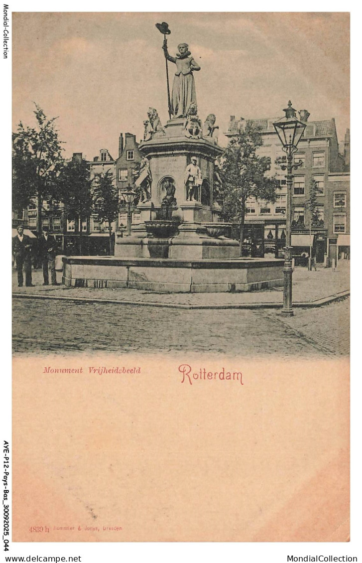 AYEP12-0923-PAYS-BAS - Monument vrijheidsbeeld - Rotterdam