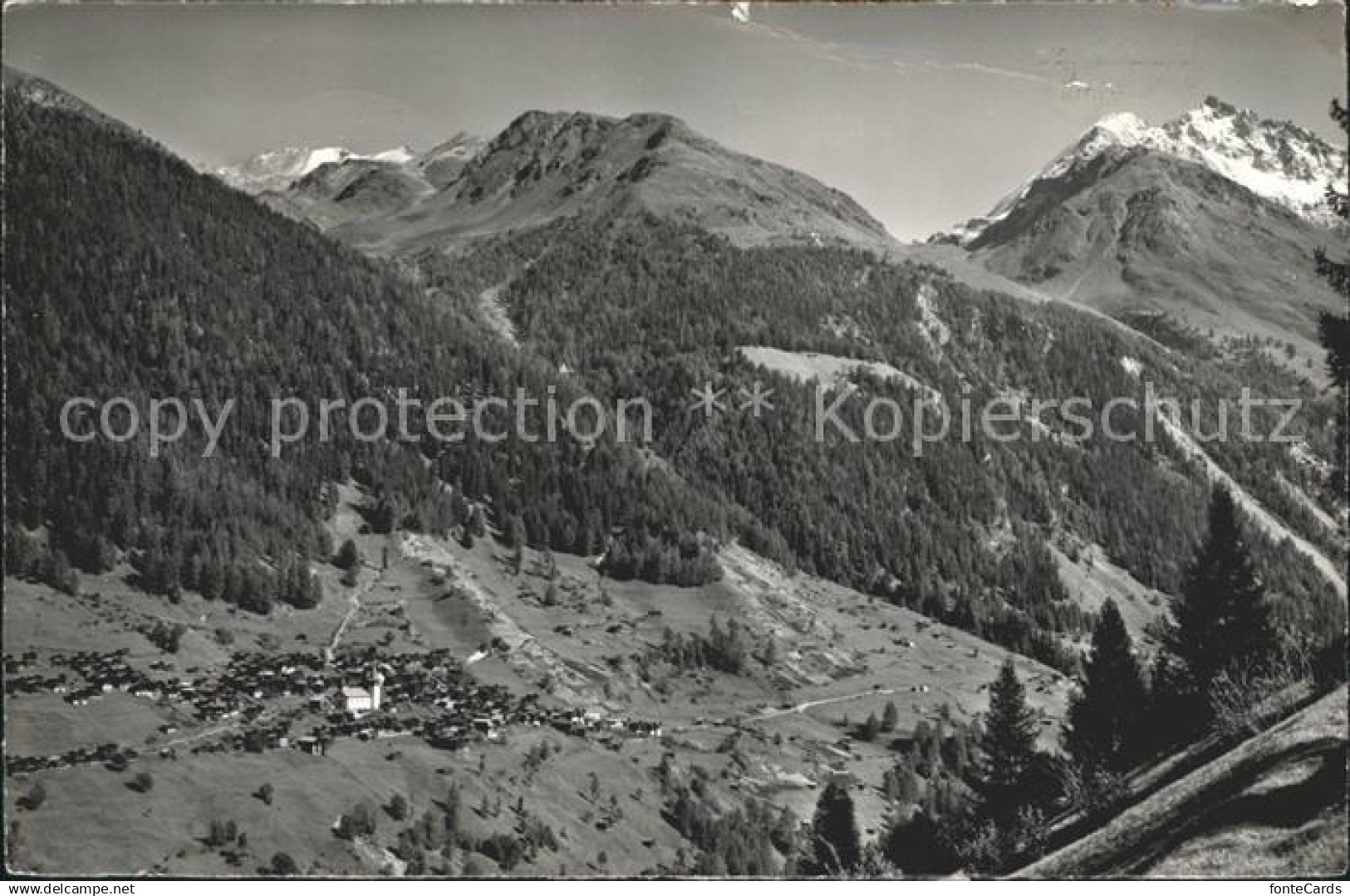 Ayer Sierre Panorama
