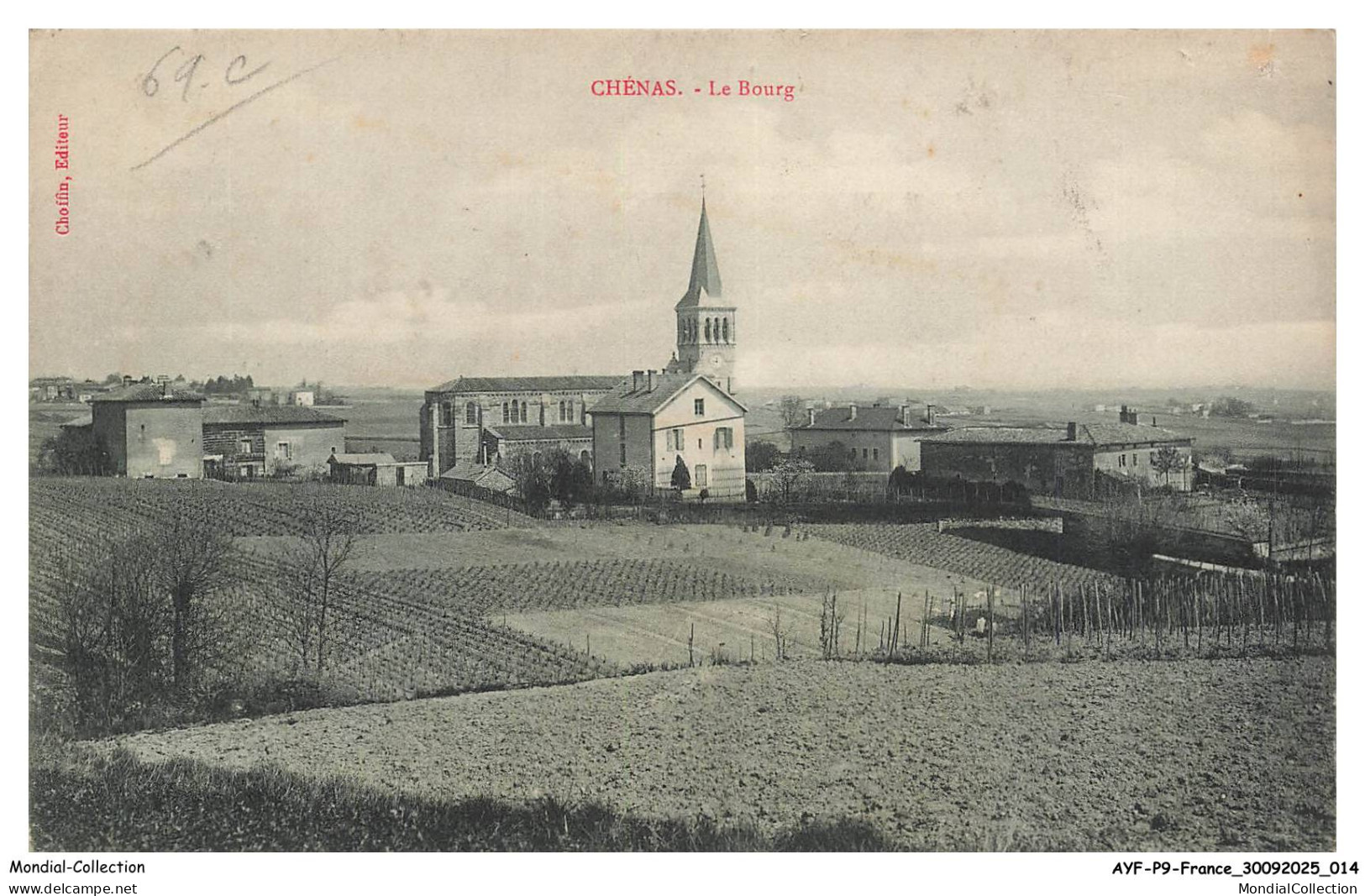 AYFP9-0708-69 - CHENAS - Le Bourg