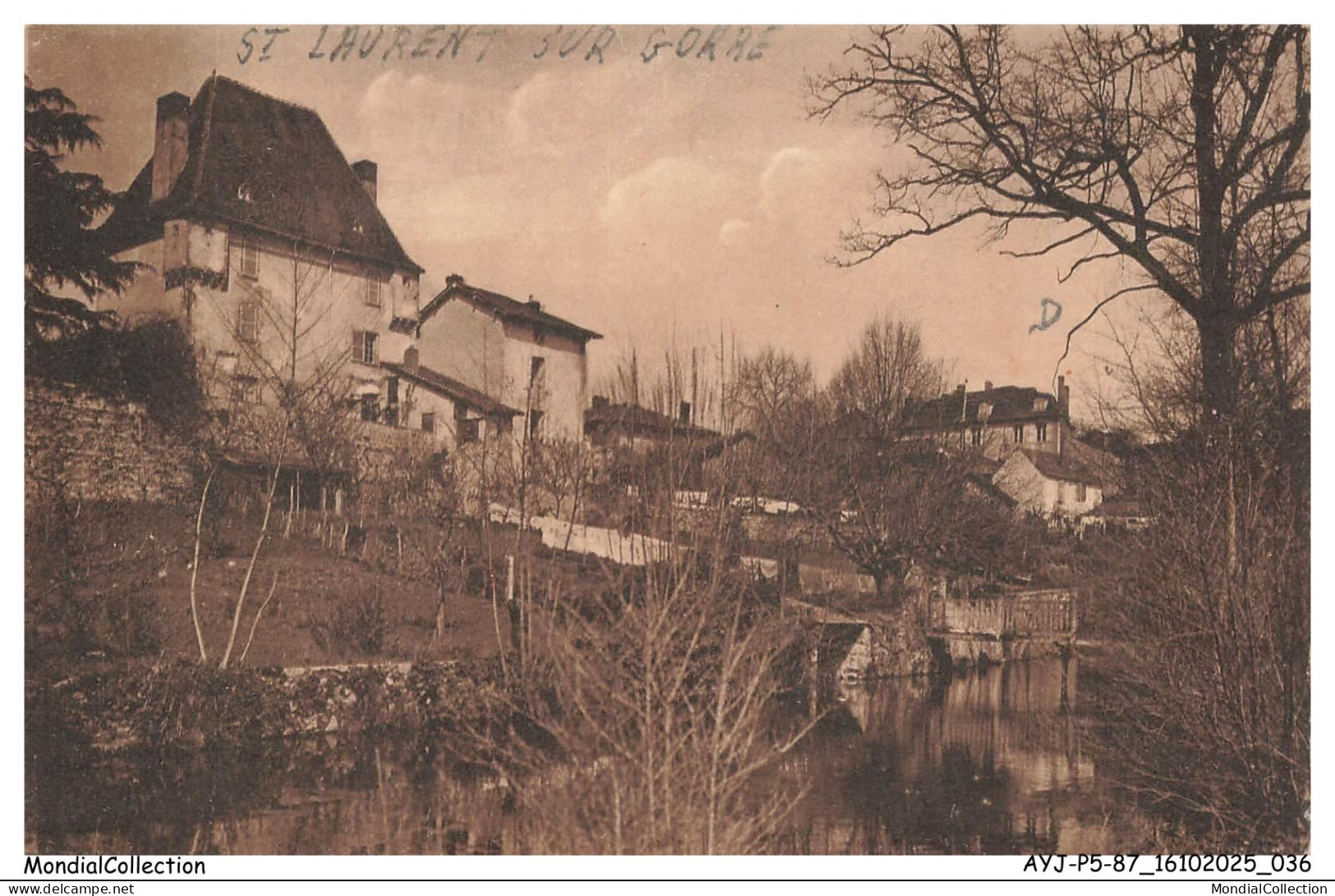 AYJP5-0568-87 - SAINT-LAURENT-SUR-GORRE - Le chateau