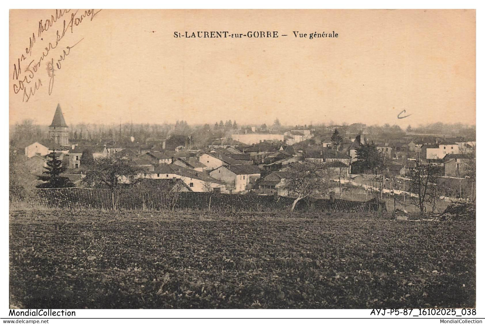 AYJP5-0569-87 - SAINT-LAURENT-SUR-GORRE - Vue générale