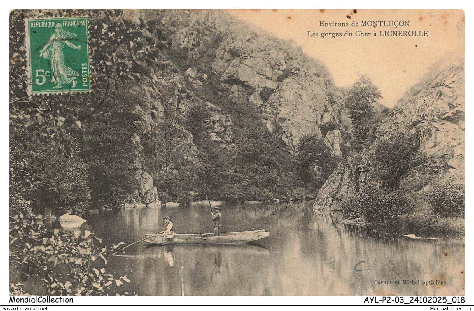 AYLP2-0124-03 - Environs de MONTLUCON - Les gorges du cher a LIGNEROLLE