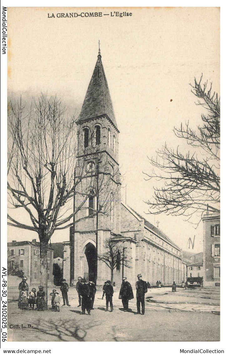 AYLP8-0795-30 - LA GRAND-COMBE - L'eglise