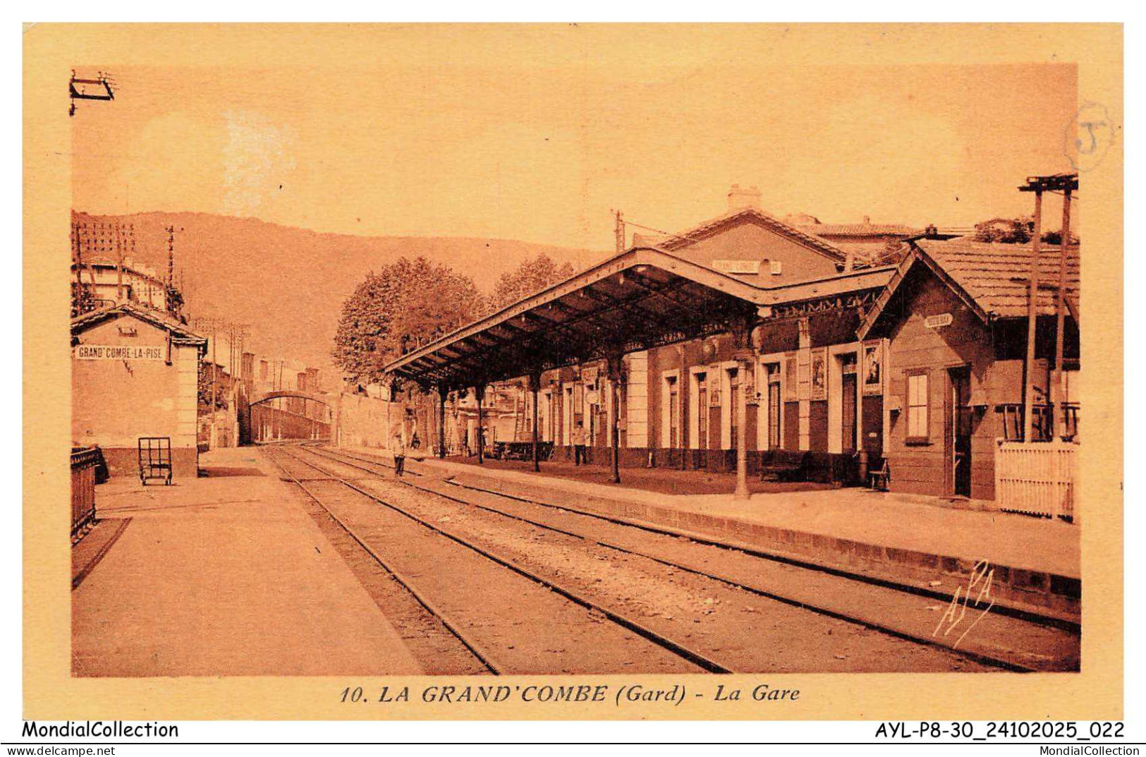 AYLP8-0798-30 - LA GRAND-COMBE - La gare