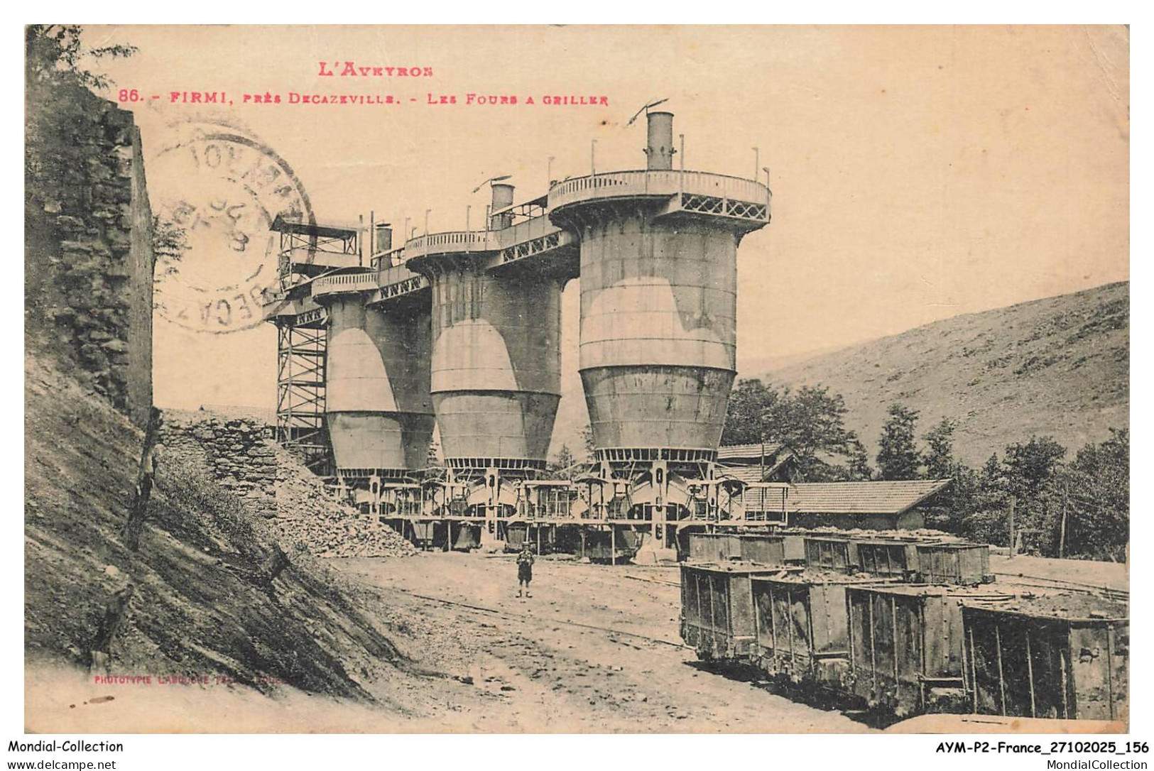 AYMP2-0189-12 - FIRMI pres decazeville - Les fours a griller