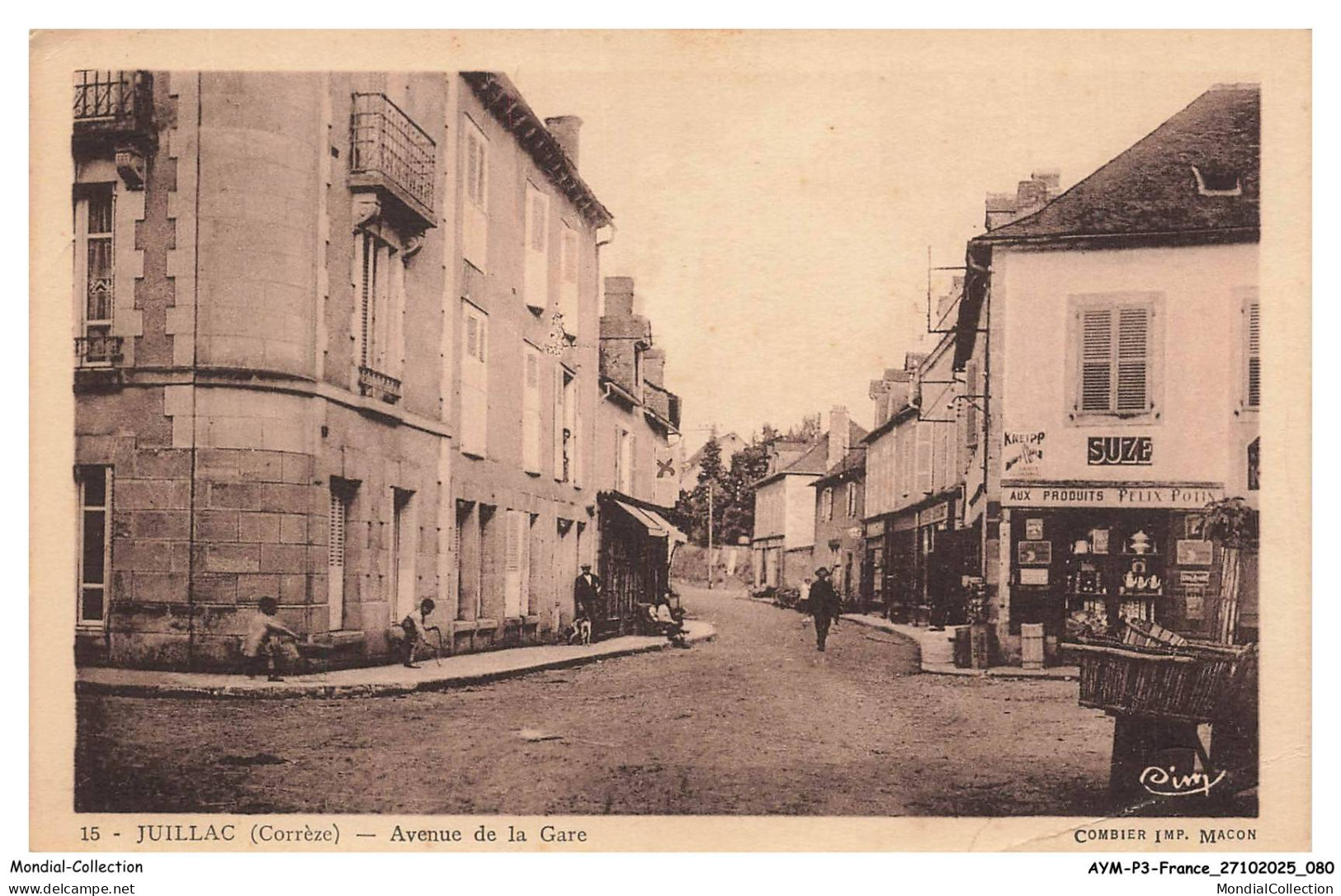 AYMP3-0238-19 - JUILLAC - Avenue de la gare