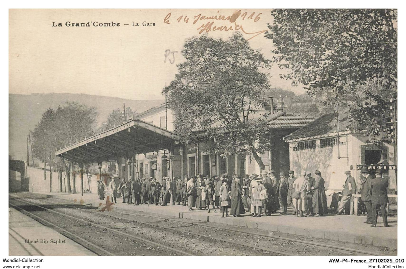 AYMP4-0300-30 - LA GRAND-COMBE - La gare
