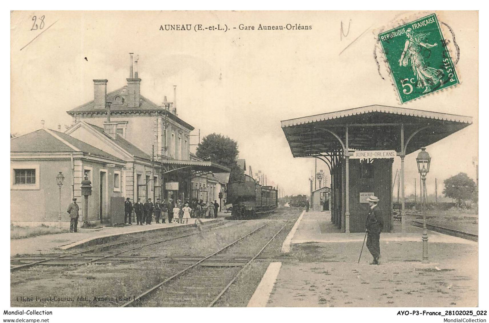 AYOP3-0218-28 - AUNEAU - Gare auneau-orléans