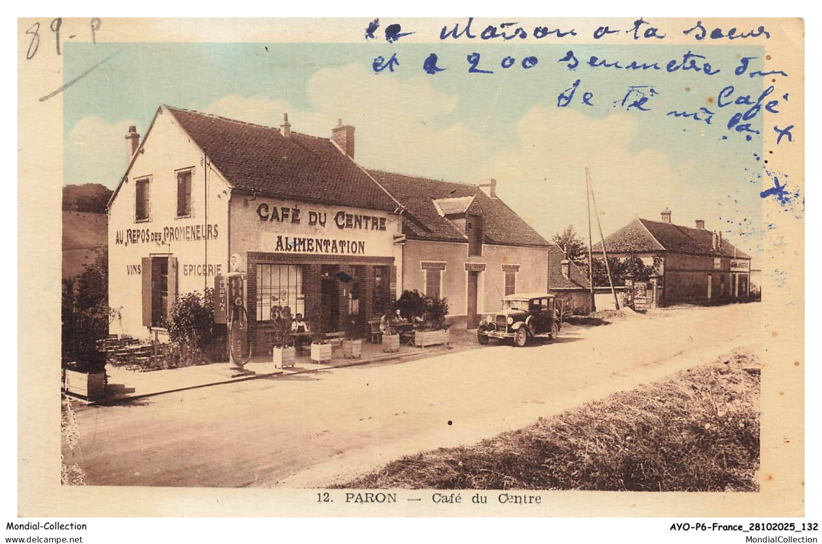 AYOP6-0585-89 - PARON - Café du centre