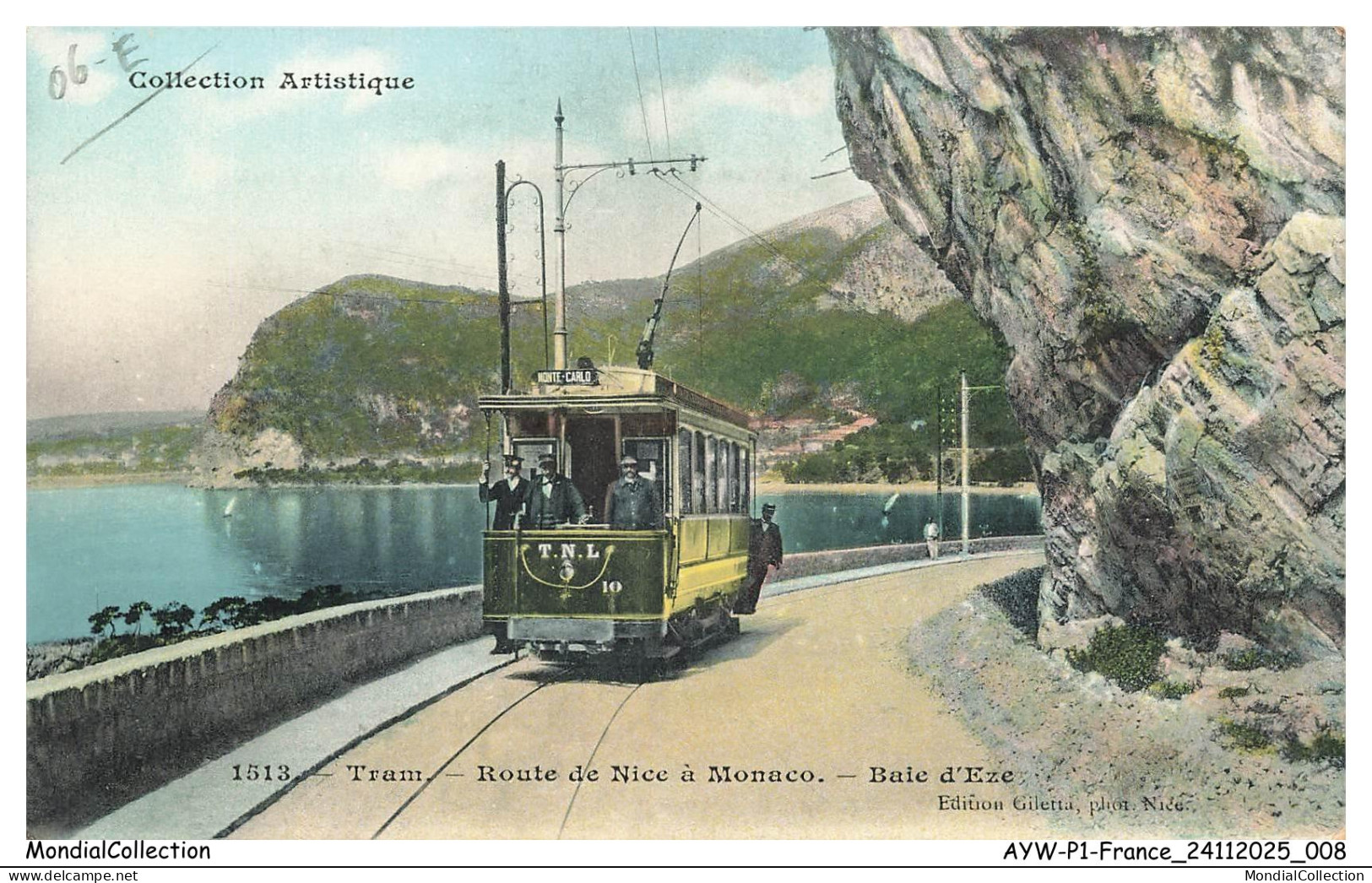 AYWP1-0005-06 - TRAM - Route de Nicce a Monaco - Baie d'Eze
