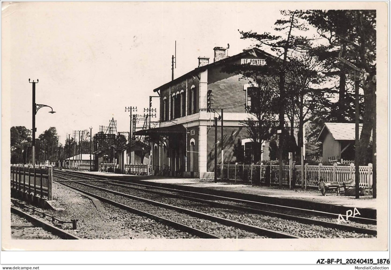 AZ-BFP1-0939-84 - LE PONTET - La gare