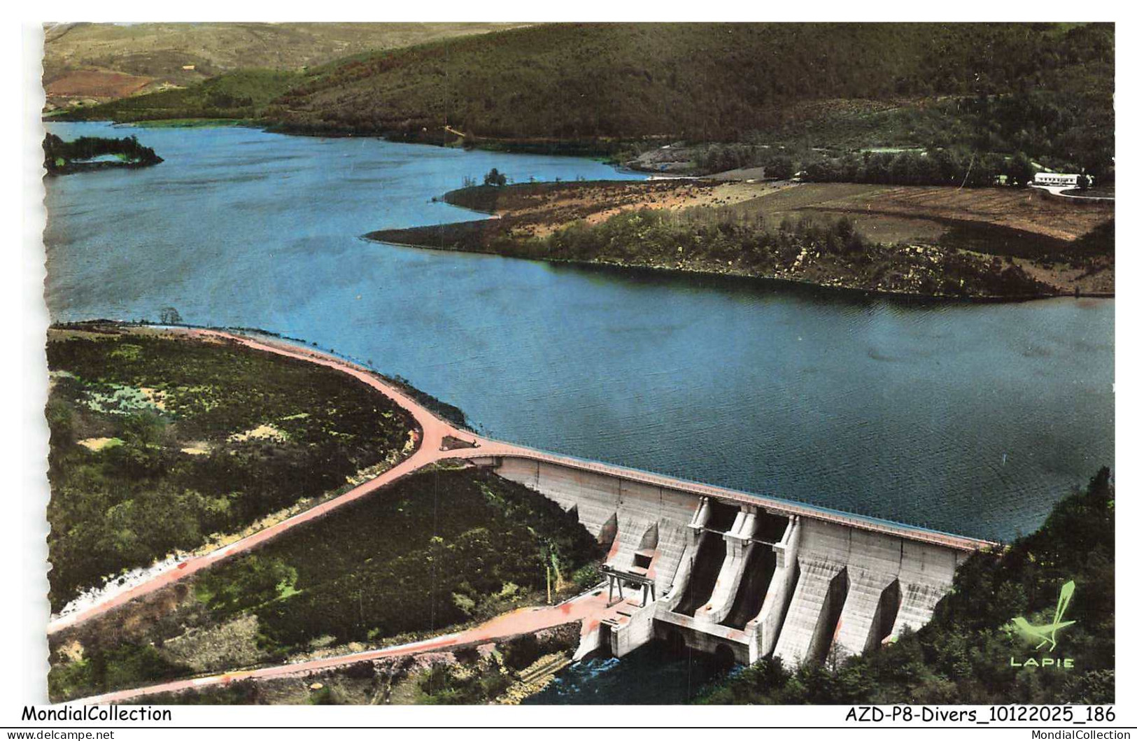 AZDP8-0975-81 - ANGLES - barrage de la raviège
