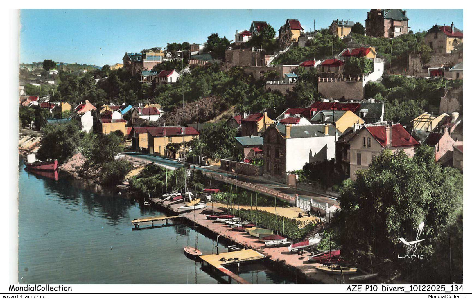 AZEP10-1020-95 - En avion au dessus de LA FRETTE SUR SEINE - Les bords de la seine