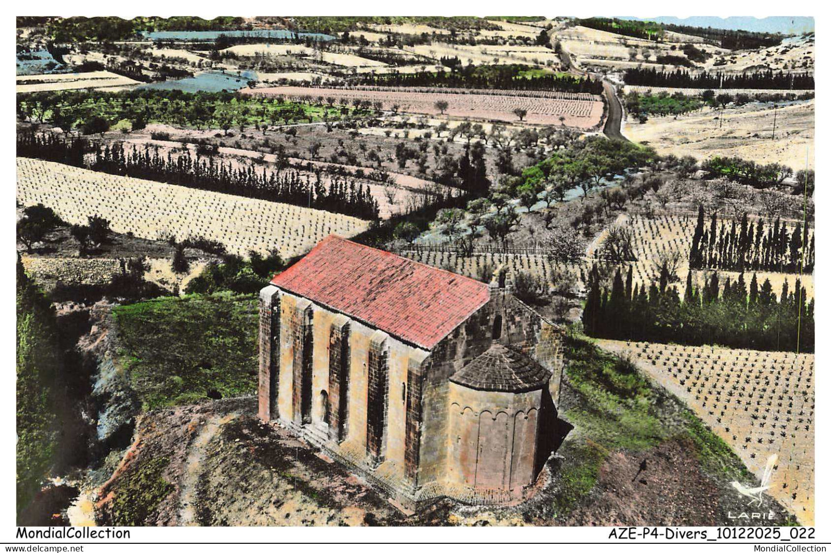 AZEP4-0319-84 - En avion au dessus de CAUMONT SUR DURANCE - Chapelle saint-symphonien