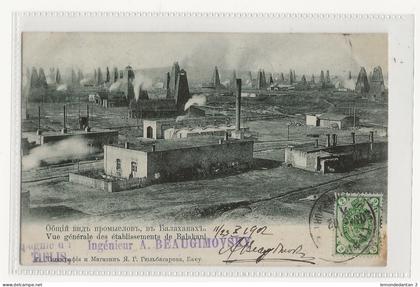 Vue générale des établissements de Balakani. *