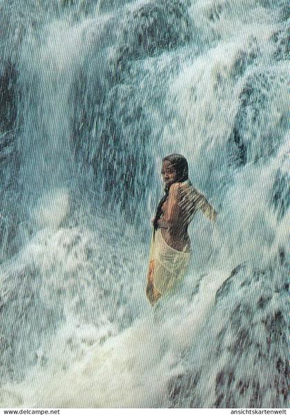 Mikronesien, Ponape, Waterfall ngl #E4563