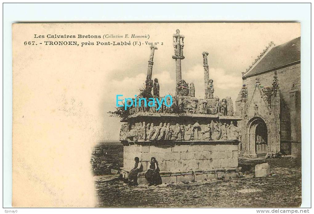B - 29 - SAINT JEAN TROLIMON - TRONOEN - calvaire - édition Hamoric