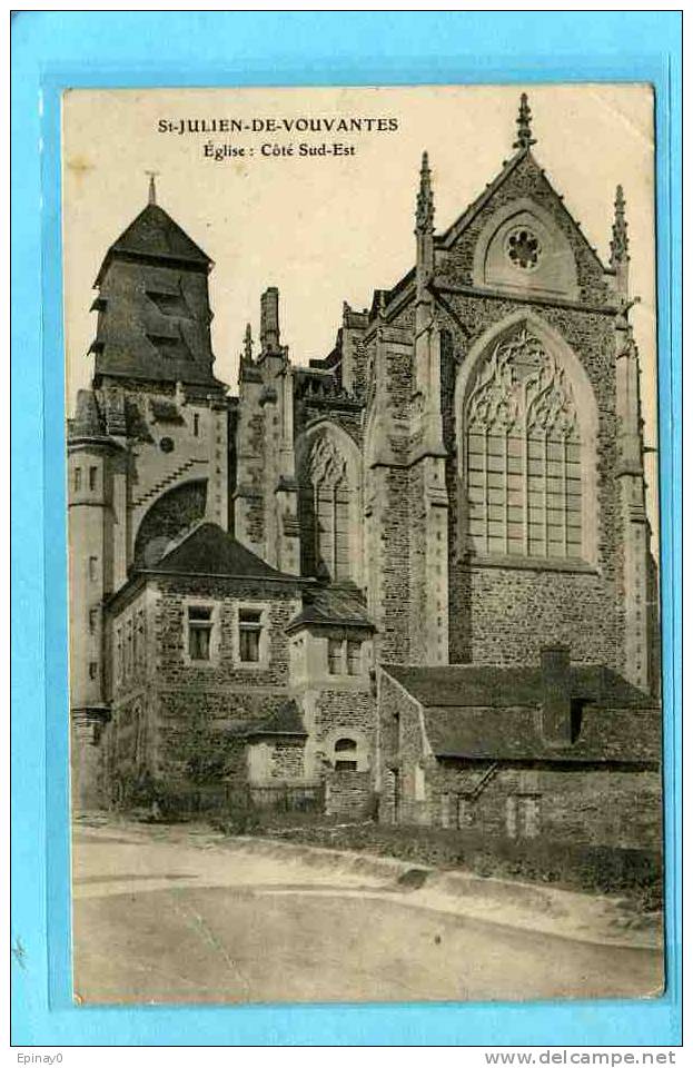 B - 44 - SAINT JULIEN de VOUVANTES - église