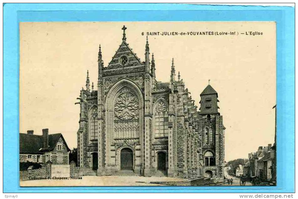 B - 44 - SAINT JULIEN de VOUVANTES - l'église