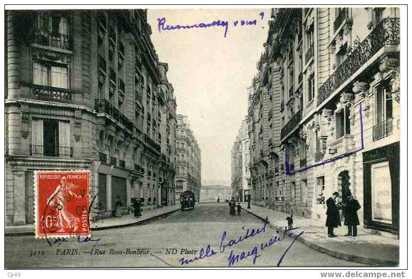 B - 75 - ar.15 - rue Rosa Bonheur