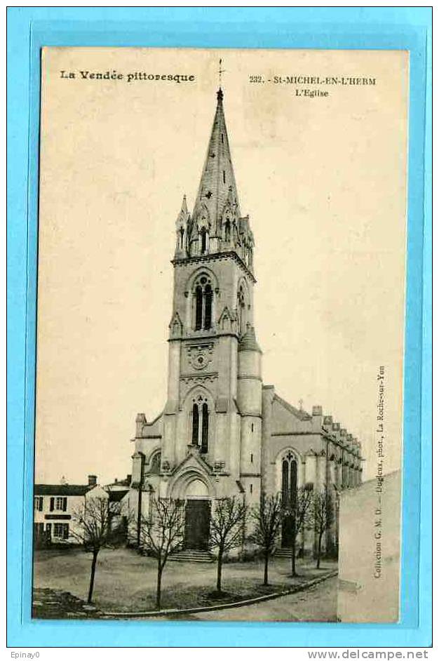 B - 85 - SAINT MICHEL en L'HERM - l'église