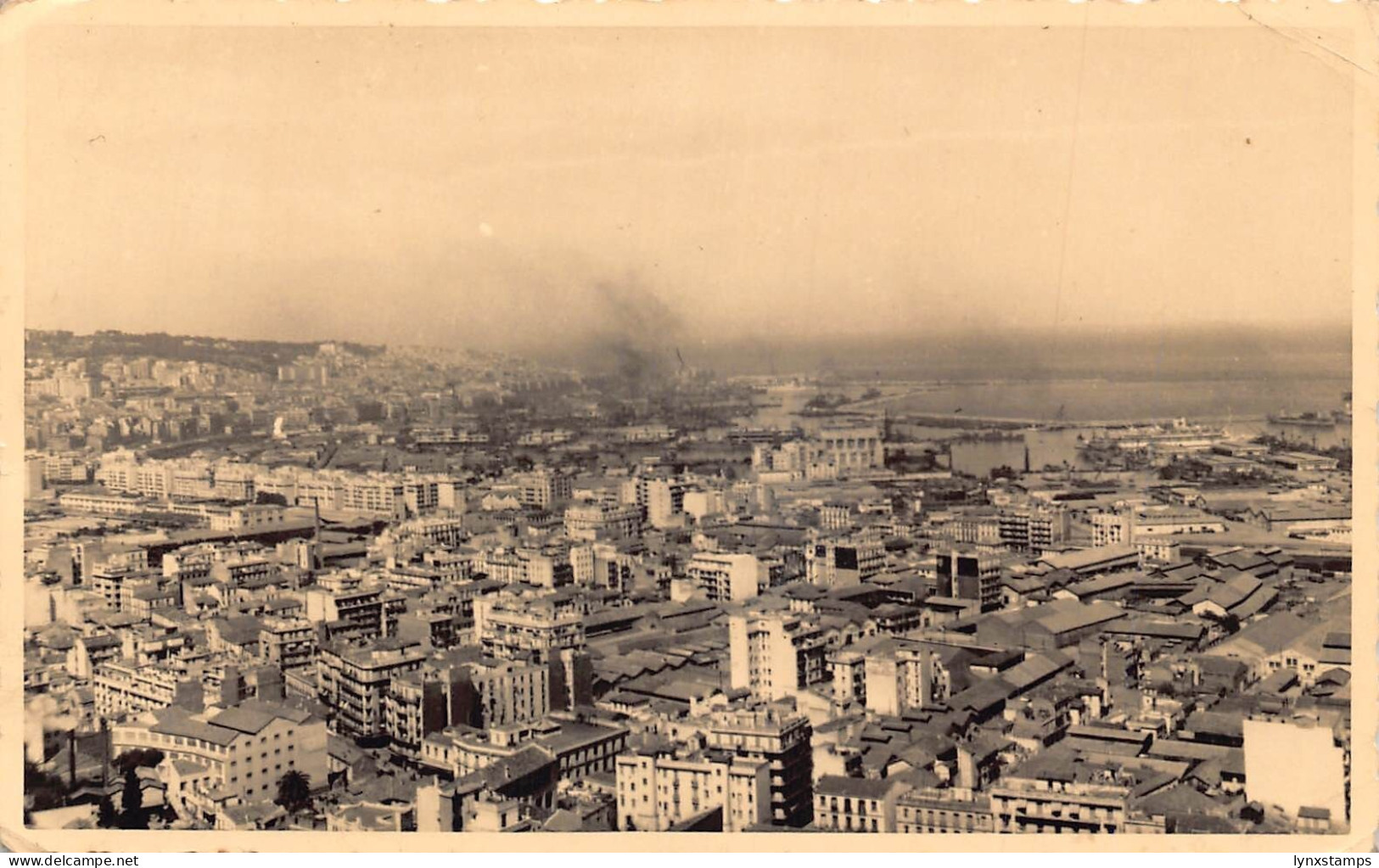B014 Algeria Algiers General View RPPC vintage postcard
