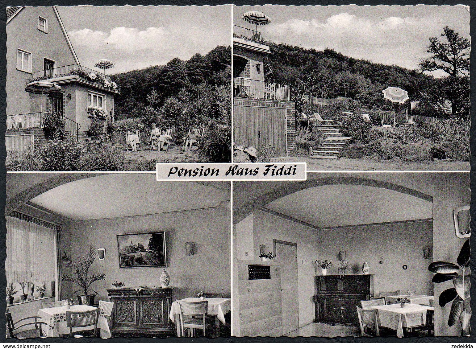 B0578 - Holsen - Pension Haus FIDDI - bei Schnathorst über Löhne - M. Wilk