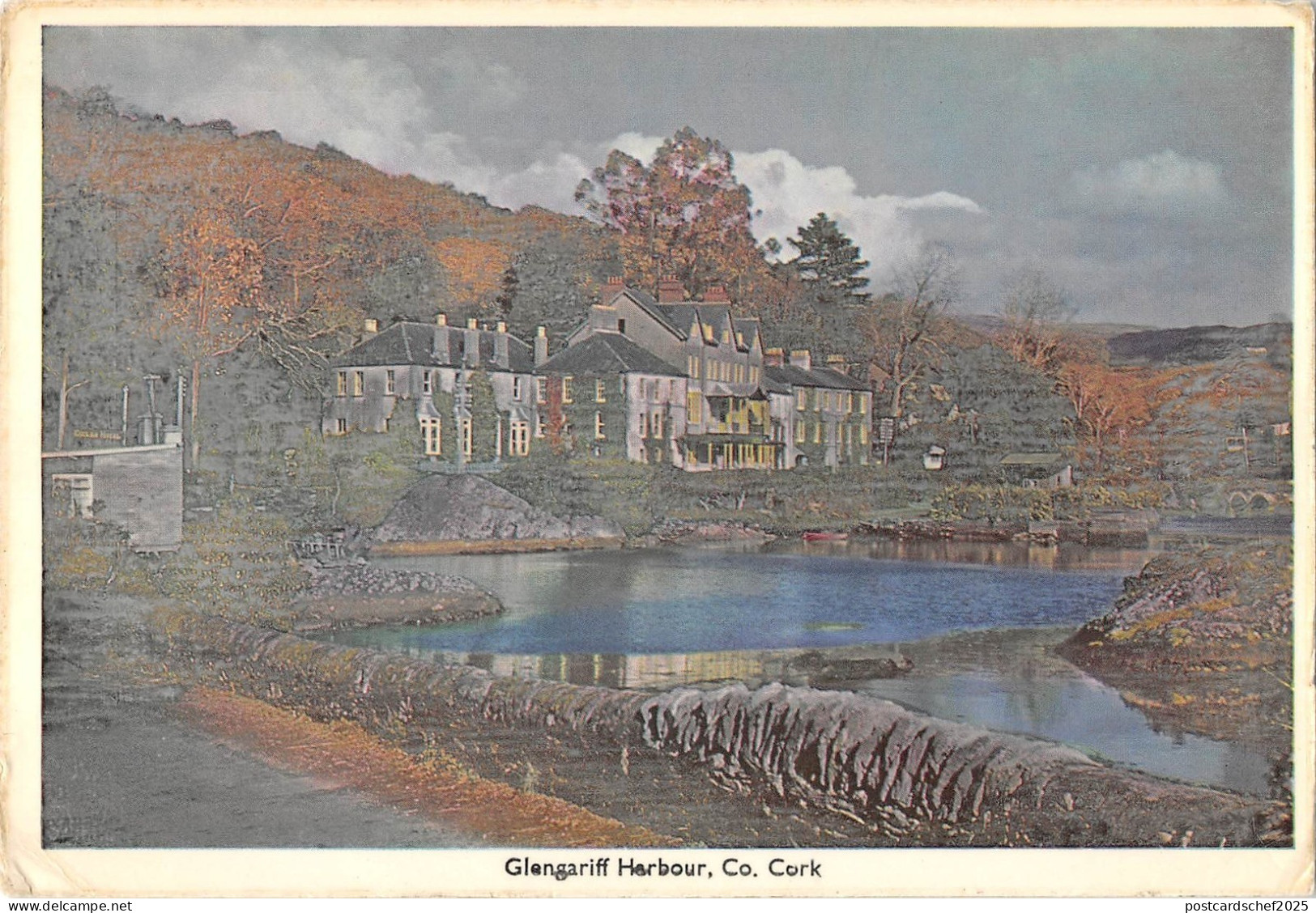 B100661 glengariff harbour cork ireland postcard