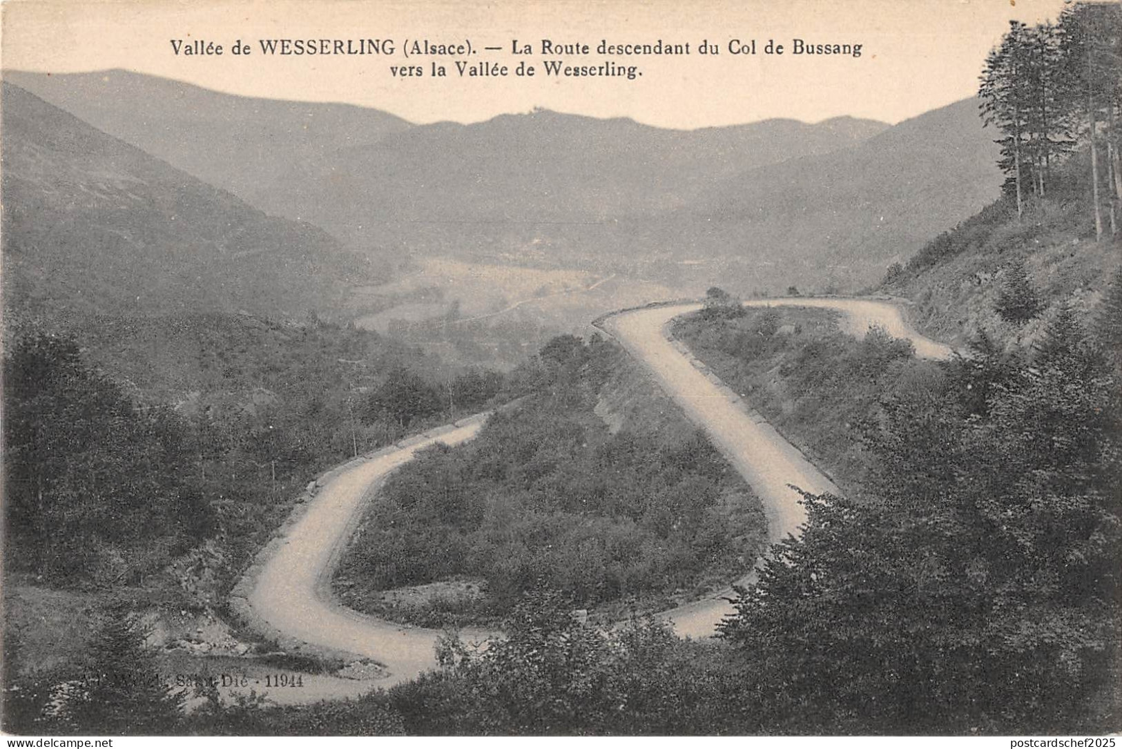 B104816 France Vallee de Wesserling La Route Col de Bussang