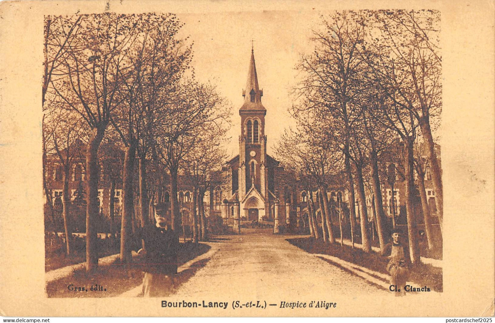 B104908 France Bourbon Lancy Hospice d'Aligre