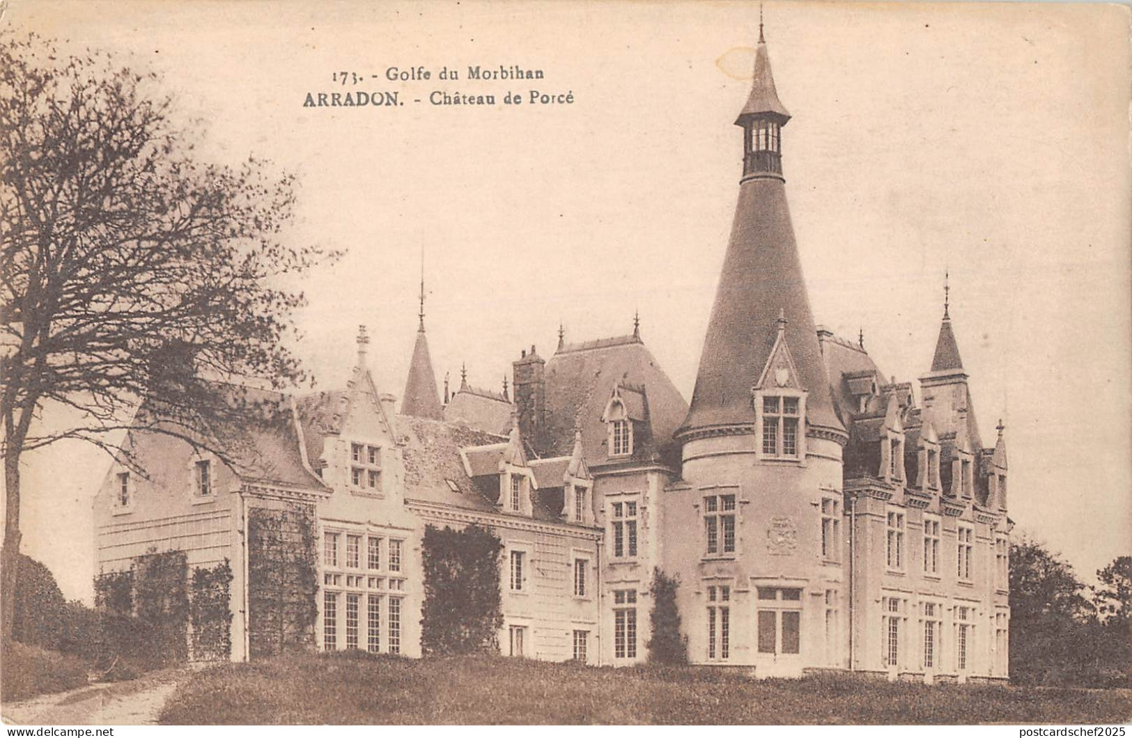 B104981 France Arradon Chateau de Porce Golfe du Morbihan