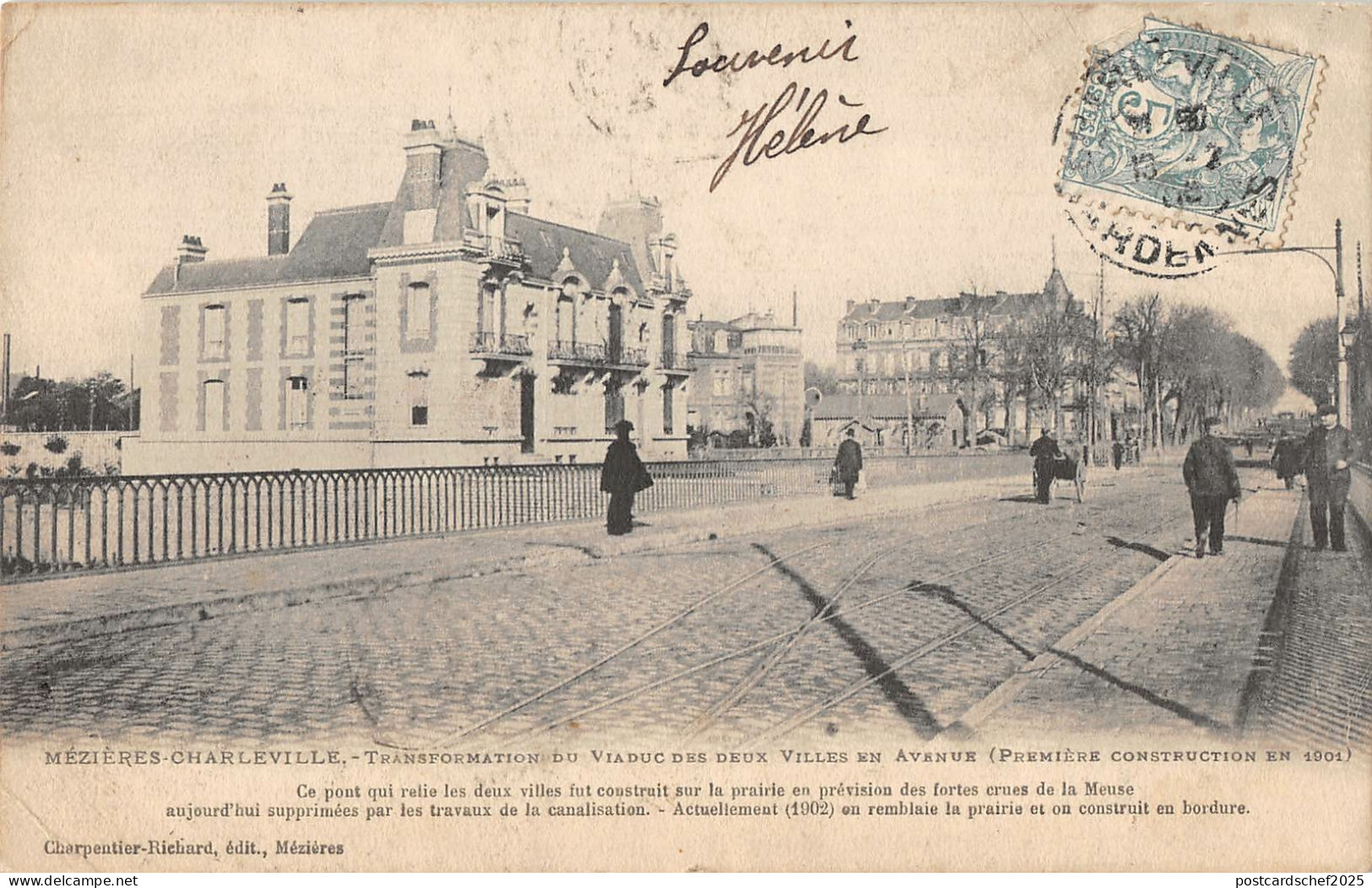 B106584 France Mezieres Charleville Viaduc des Deux Villes