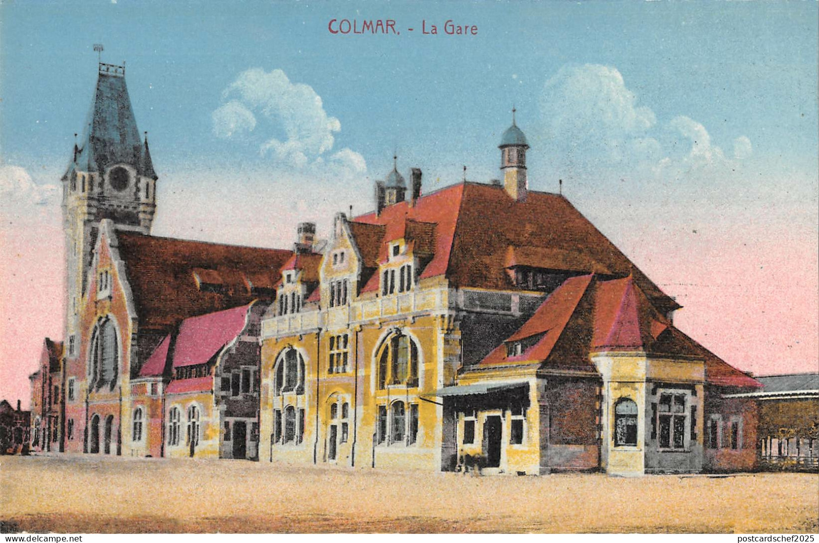 B107496 France Colmar La Gare Station railway station