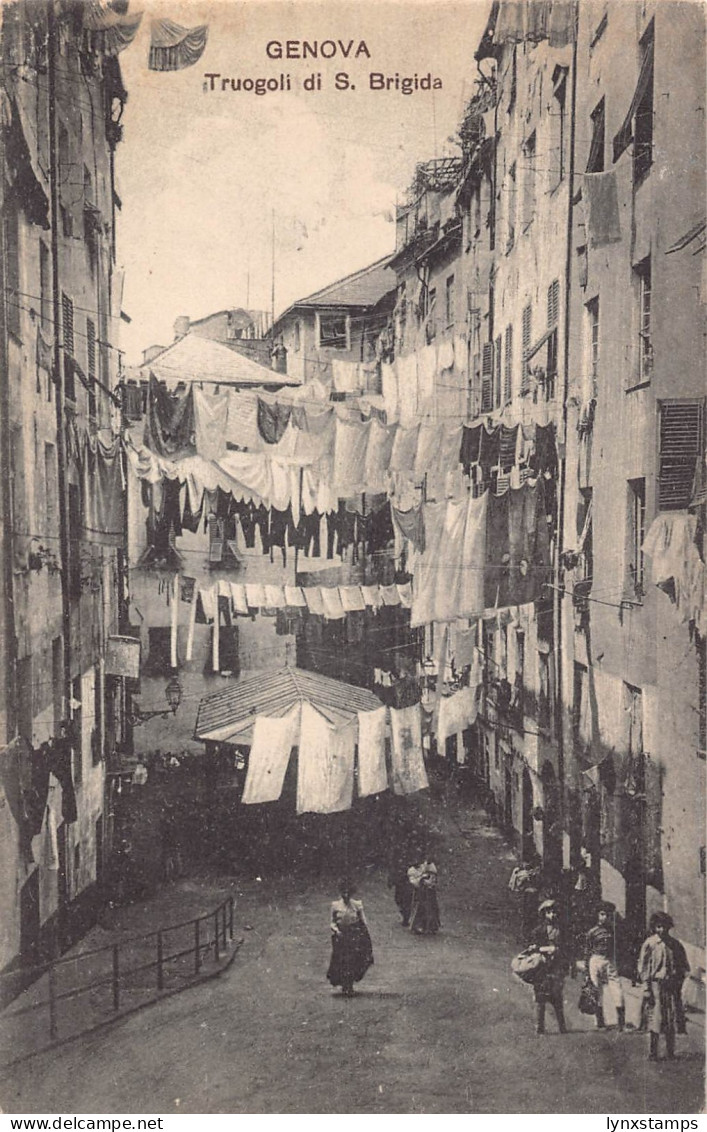 B147 Italy Genova Genoa Trugoli di S Brigida vintage postcard