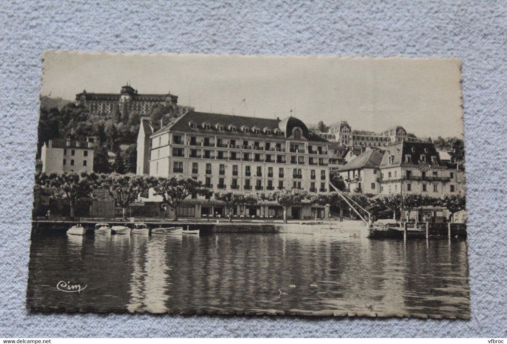 B215, Evian les bains, les hôtels vus du lac, haute Savoie 74