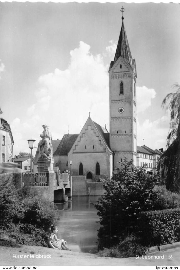 B232 Germany Fuerstenfeldbruck St Leonhard RPPC postcard