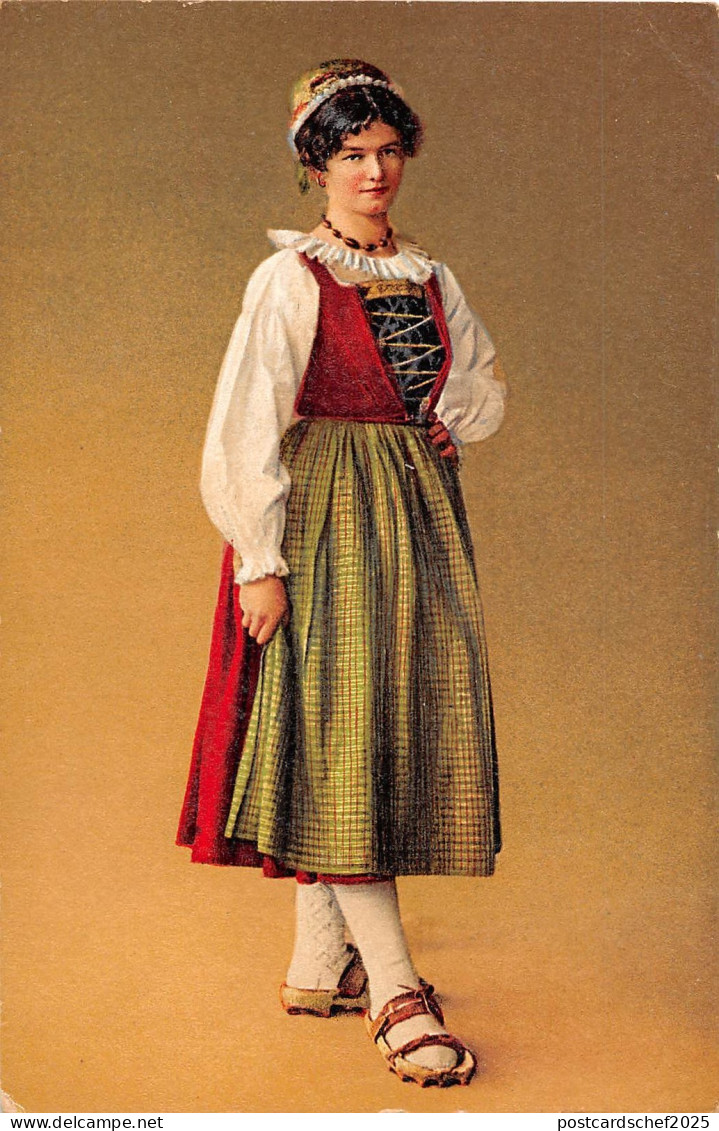 B27093 Ticino Ragazza del Val Calanca switzerland